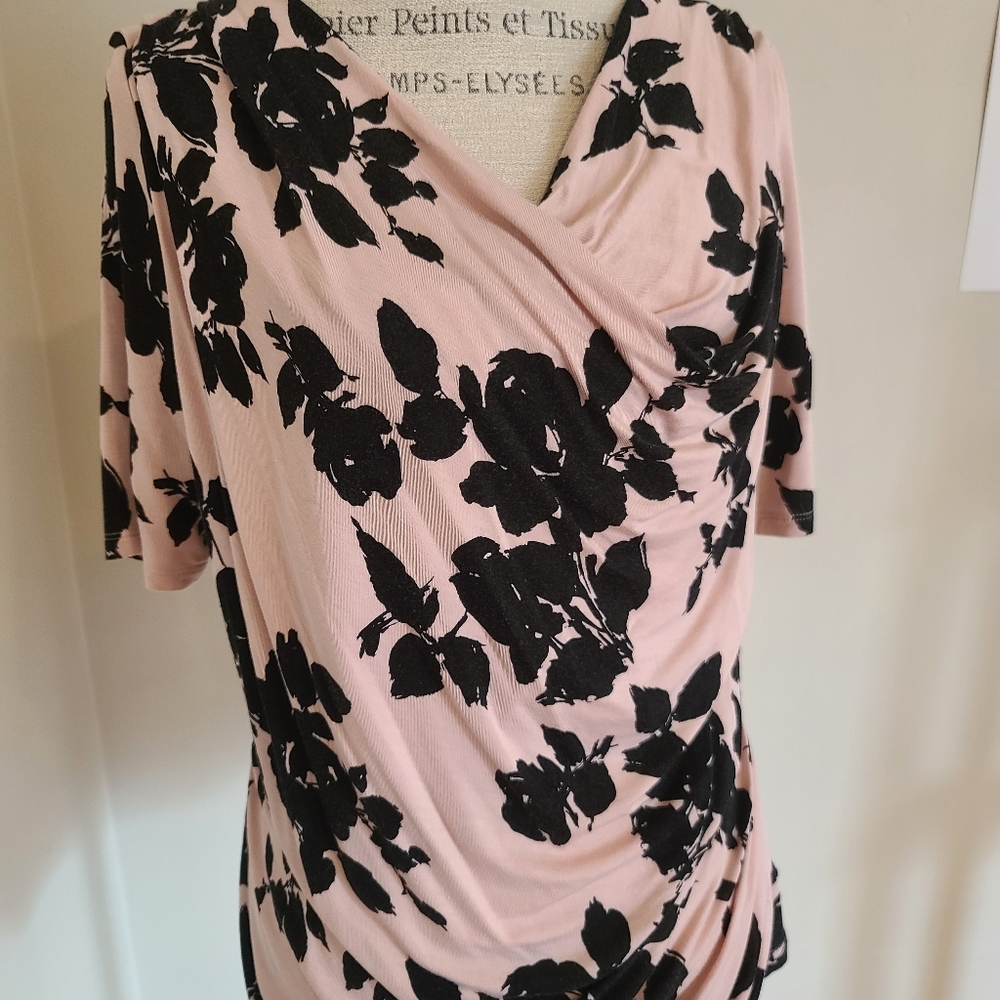 WORTHINGTON Cross-front blouse